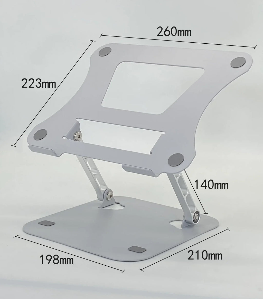Adjustable Folding Aluminium Tablet and Laptop Stand – Small and Large
