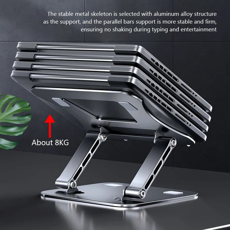 Adjustable Folding Aluminium Tablet and Laptop Stand – Small and Large